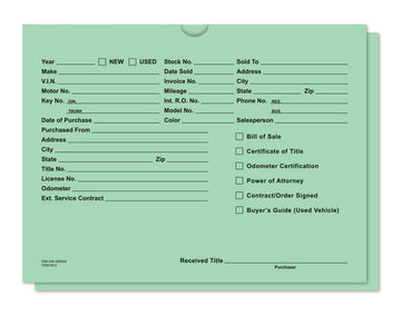 Deal Jacket - Printed - 100 Pack - Green